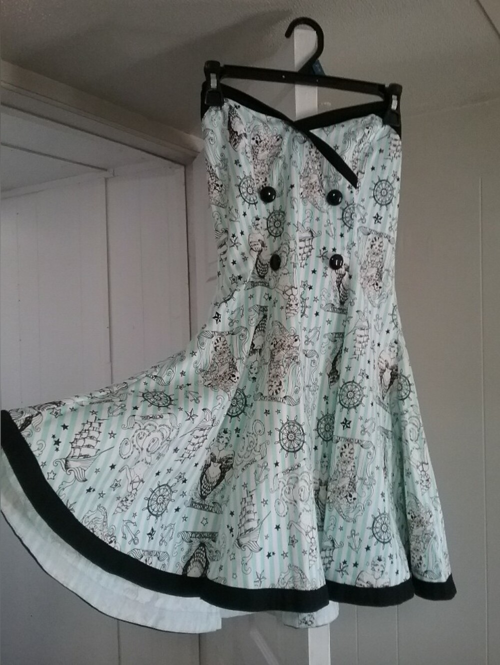 Voodoo Vixen M Nautical Dress